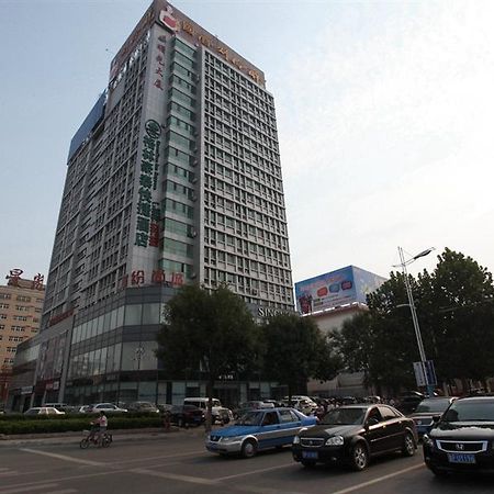 Greentree Inn Liaocheng Five Star Department Store Express Hotel Bagian luar foto