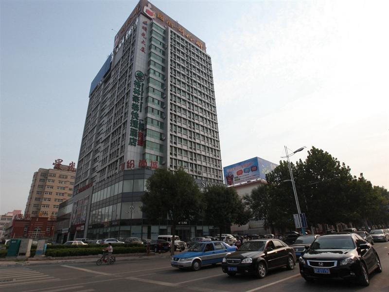 Greentree Inn Liaocheng Five Star Department Store Express Hotel Bagian luar foto